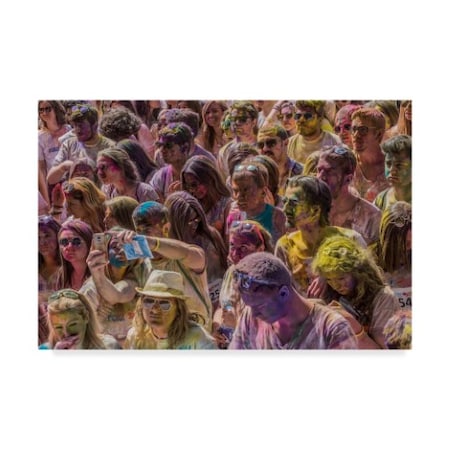 Erhan Durceylan 'Some Colorful People' Canvas Art,22x32